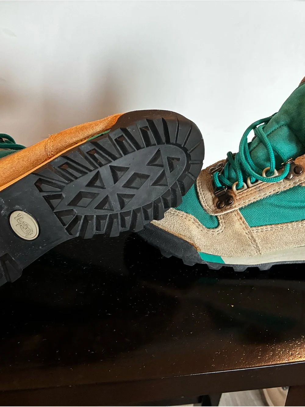 Vasque Teal and Tan Hiking Boots